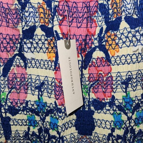 New Anthropologie Sz XS Plenty by Tracy Reese Flounced Mini Skirt Floral $138 - Picture 2 of 5